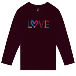 BAESD Girls Typography Printed Round Neck Casual T-shirt-picture-30