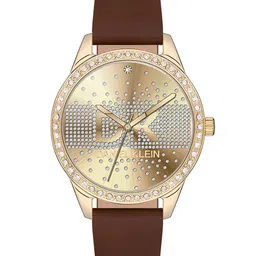 Daniel Klein Women Embellished Dial & Brown Leather Straps Analogue Watch-picture-14