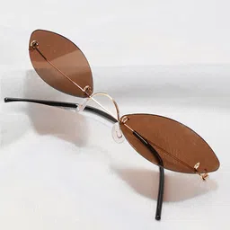 HAUTE SAUCE by Campus Sutra Unisex Brown Lens & Gold-Toned Other Sunglasses with Polarised Lens-picture-16