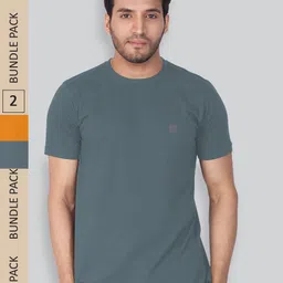 LUX NITRO Pack Of 2 Anti Odour Lounge T-shirts image 1