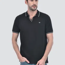 Numero Uno Men Solid Polo Collar Cotton T-shirt-picture-40