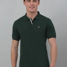 Cantabil Polo Collar Half Sleeves Cotton T-Shirt-picture-32