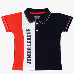 Bodycare Boys Colourblocked Polo Collar T-shirt-image-36