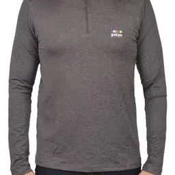 GOKYO Men Solid High Neck Sports T-shirt-picture-40