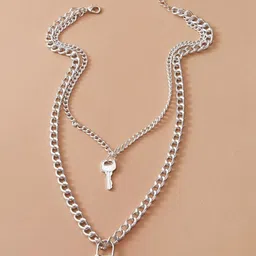 Pinapes Unisex Silver-Plated Necklace-picture-16