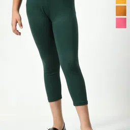 BAESD Girls Pack Of 5 Skinny Fit Cotton Lycra Capris-picture-20