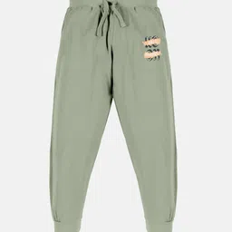 KiddoPanti Boys No Rules No Excuses Printed Mid-Rise Pure Cotton Joggers-image-50