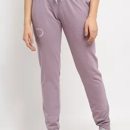 Club York Women Regular Fit Mid-Rise Cotton Joggers-picture-10