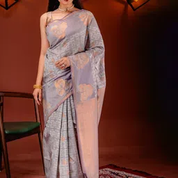 MIMOSA Woven Design Zari Kanjeevaram Saree-picture-36