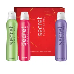Secret Temptation Pack of 3 Deodorant Gift Box-150ml each-picture-35