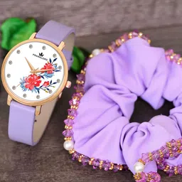Franklord Women Brass Printed Dial & Bracelet Style Straps Analogue Watch F-135 SLGLP-picture-22