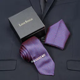 LOUIS STITCH Men Italian Silk Necktie Accessory Gift Set-picture-22
