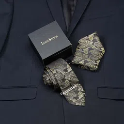 LOUIS STITCH Men Italian Silk Necktie Accessory Gift Set-picture-27