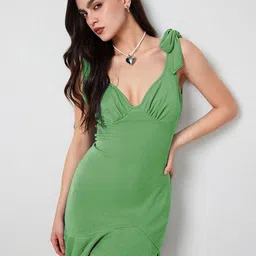 StyleCast x Revolte V-Neck Sleeveless Sheath Dress-picture-39