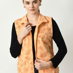 BAESD Floral Printed Pure Fleece Lightweight Tailored Jacket-picture-14