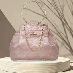 Lavie Alya Rose Gold Structured Potli image 1