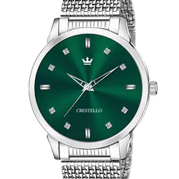 CRESTELLO Men Green Bracelet Style Straps Analogue Watch CR-SLM001-GRN-picture-39