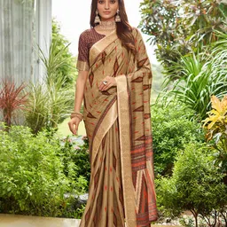 Mitera Ethnic Motifs Woven Design Zari Pure Silk Saree-picture-28