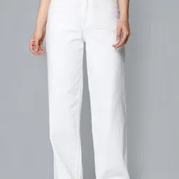 Flying Machine Women Wide Leg High-Rise Low Distress Stretchable Jeans-image-72