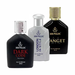 JOHN PHILLIPS Set of 3 Eau De Parfum - Dark Code + London In Style + Manget - 60ml Each-picture-39
