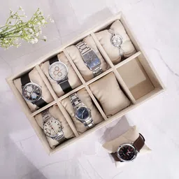 La Trove Cream Regular Jewellery Organiser-image-22