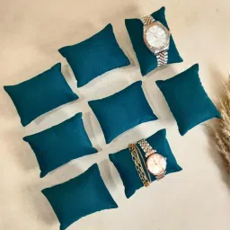 La Trove Dark Green Pillow for Watch Organizer Pillows - Pack of 8-picture-28