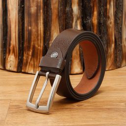 MUTAQINOTI Men Brown Leather Formal Belt-picture-42