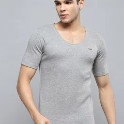 Monte Carlo Men Cotton Round Neck Half Sleeves Thermal Top-picture-29