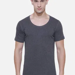 BODYCARE INSIDER Men Ribbed Cotton Thermal Top-image-23