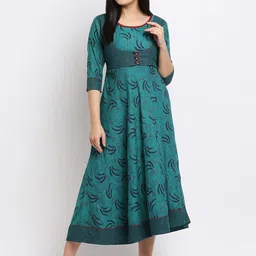 True Shape Floral Printed Maternity A-Line Dress-picture-11