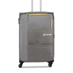 Stony Brook by Nasher Miles Stream Striped 360-Degree Rotation Soft- Sided Large Trolley Suitcase-picture-24