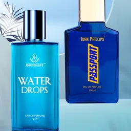 JOHN PHILLIPS Set Of 2 Eau De Parfum - Men Passport 100ml & Water Drops 125ml-picture-38