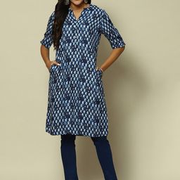 Rangriti Women Geometric Printed Straight Kurta-picture-32