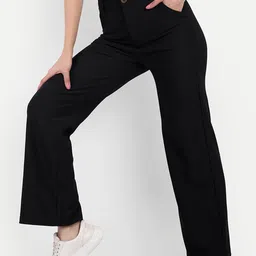 BROADSTAR Women Straight Fit High-Rise Stretchable Corduroy Trousers-picture-40