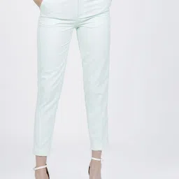 Tokyo Talkies Women Green Easy Wash Trousers-image-36