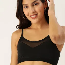 DressBerry Black Solid Non-Wired Non-Padded Everyday Bra DB-REVSSPT-2-picture-31