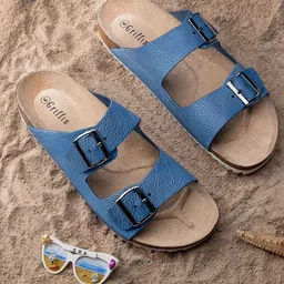 GRIFFIN Buckle Detail Comfort Sandals-picture-38