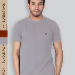 LUX NITRO Pack Of 2 Round Neck Lounge T-Shirts image 1