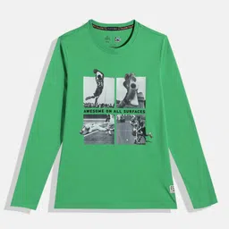 Indian Terrain Boys Printed Pure Cotton T-shirt-picture-14