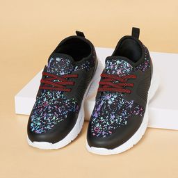 Pantaloons Junior Girls Printed Lace-Up Sneakers-picture-28