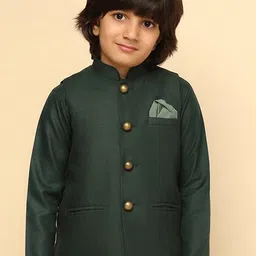 KISAH Boys Mandarin Collar Nehru Jackets image 1