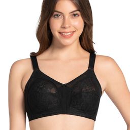 Amante Non Padded Wirefree Magic Support Lace Bra - BRA81901-picture-4