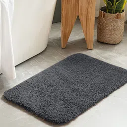 Nautica Grey Solid 2800 GSM Anti Slip Bath Mat-picture-41