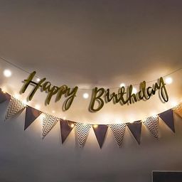 Special You 3-Pcs Gold-coloured Happy Birthday Festive Decors-picture-28