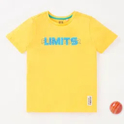 Ed-a-Mamma Boys Typography Printed Cotton T-shirt-picture-40