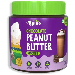 Alpino Chocolate Peanut Butter Smooth | 19% Protein | Made with Roasted Peanuts, Chocolate Paste, Brown Sugar & Sea Salt | Plant Based Protein image 5