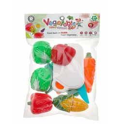 Aditi Toys Plastic Vegetable Cutting Set with Bag-image-90