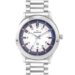 maxima Men E-Co Printed Stainless Steel Bracelet Style Straps Analogue Watch 36593CMGI-image-69