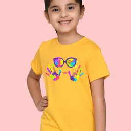 NUSYL Girls Holi Printed T-shirt-picture-54