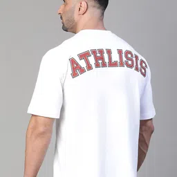 ATHLISIS Typography Printed Bio Finish Oversized Cotton T-shirt-picture-18